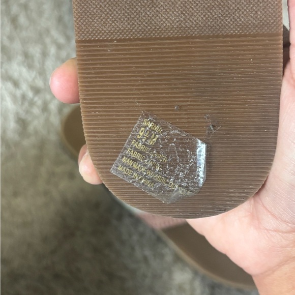 Stylish Pink and Cream Women's‎ Sandals - Picture 6 of 6